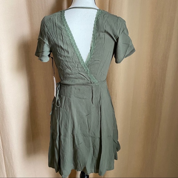 Sage The Label Embroidered Wrap Dress - Picture 7 of 10